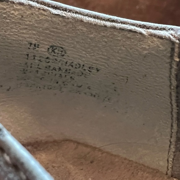 Women's Gray/Olive Oxford Shoes - Picture 5 of 6